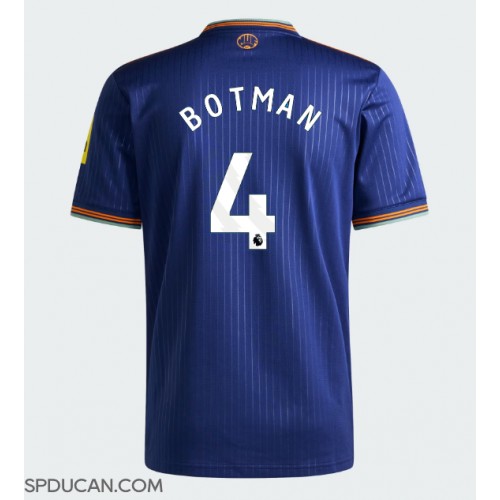 Muški Nogometni Dres Newcastle United Sven Botman #4 Rezervni 2025-26 Kratak Rukav Muški Nogometni Dres Newcastle United Sven Botman #4 Rezervni 2025-26 Kratak Rukav